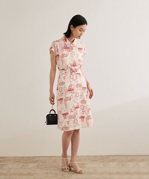 ROPE' / ロペ ロング・マキシ丈ワンピース | 【洗える】トワルドジュイベルテッドミニワンピース | 詳細6