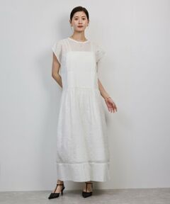 ROPE' / ロペ ロング・マキシ丈ワンピース | コットンエンブロイダリーレースワンピース