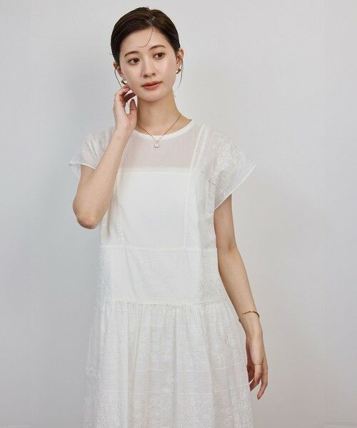 ROPE' / ロペ ロング・マキシ丈ワンピース | コットンエンブロイダリーレースワンピース | 詳細2