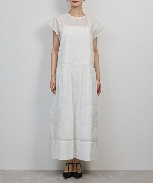 ROPE' / ロペ ロング・マキシ丈ワンピース | コットンエンブロイダリーレースワンピース | 詳細7