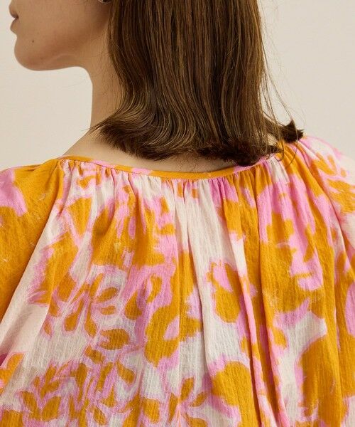 ROPE' / ロペ ロング・マキシ丈ワンピース | 【DEVEAUX（デヴォー）】別注ボカシフラワーウエストギャザーワンピース/洗える | 詳細13