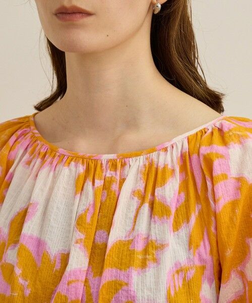 ROPE' / ロペ ロング・マキシ丈ワンピース | 【DEVEAUX（デヴォー）】別注ボカシフラワーウエストギャザーワンピース/洗える | 詳細14