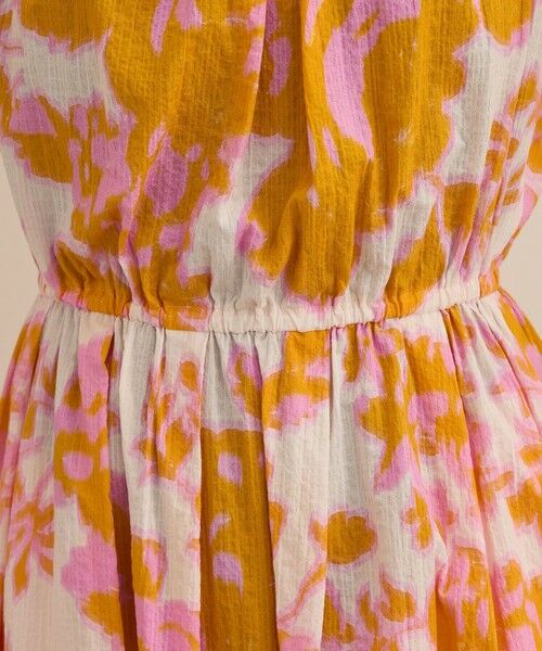 ROPE' / ロペ ロング・マキシ丈ワンピース | 【DEVEAUX（デヴォー）】別注ボカシフラワーウエストギャザーワンピース/洗える | 詳細15