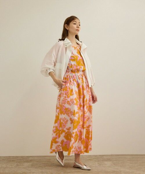 ROPE' / ロペ ロング・マキシ丈ワンピース | 【DEVEAUX（デヴォー）】別注ボカシフラワーウエストギャザーワンピース/洗える | 詳細26