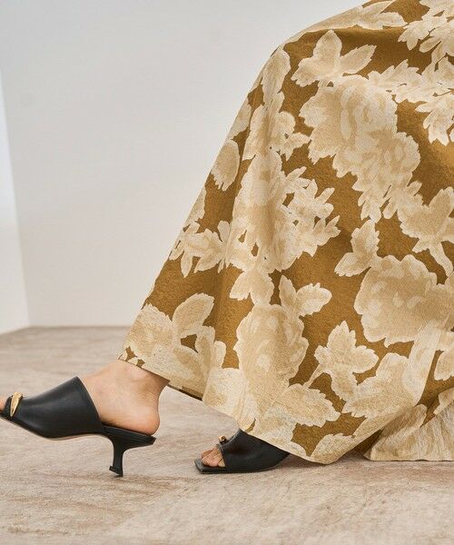 ROPE' / ロペ ロング・マキシ丈ワンピース | 【DEVEAUX（デヴォー）】別注ボカシフラワーウエストギャザーワンピース/洗える | 詳細9