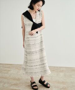 ROPE' / ロペ ロング・マキシ丈ワンピース | 【GIOLICA（ジオリカ）】別注TWEED V OP（ワンピース）
