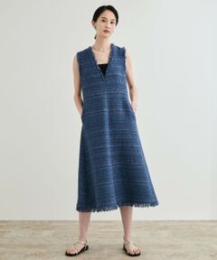 ROPE' / ロペ ロング・マキシ丈ワンピース | 【GIOLICA（ジオリカ）】別注TWEED V OP（ワンピース）