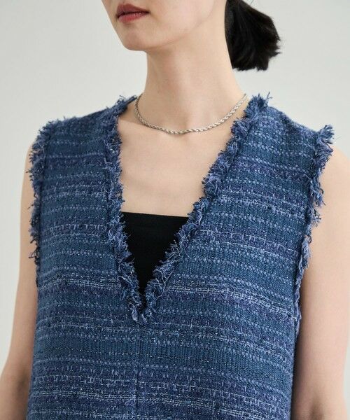 ROPE' / ロペ ロング・マキシ丈ワンピース | 【GIOLICA（ジオリカ）】別注TWEED V OP（ワンピース） | 詳細12