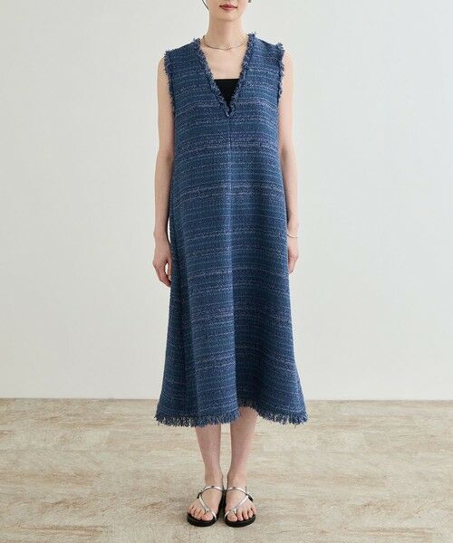 ROPE' / ロペ ロング・マキシ丈ワンピース | 【GIOLICA（ジオリカ）】別注TWEED V OP（ワンピース） | 詳細8