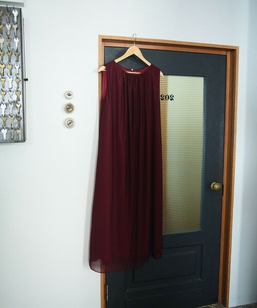 ROPE' / ロペ ロング・マキシ丈ワンピース | 【洗える・新色追加】ブライトネスヤーンギャザーワンピース | 詳細1