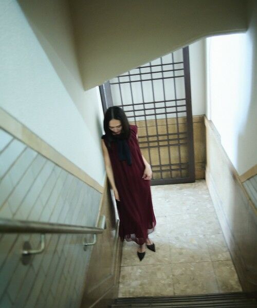 ROPE' / ロペ ロング・マキシ丈ワンピース | 【洗える・新色追加】ブライトネスヤーンギャザーワンピース | 詳細2