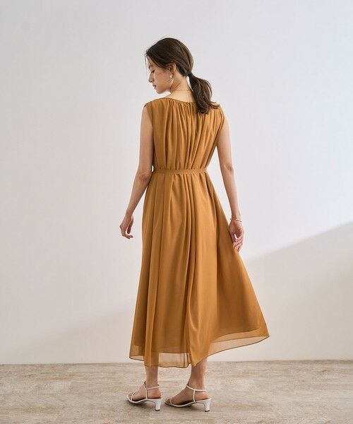 ROPE' / ロペ ロング・マキシ丈ワンピース | 【洗える・新色追加】ブライトネスヤーンギャザーワンピース | 詳細13