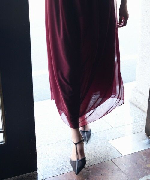 ROPE' / ロペ ロング・マキシ丈ワンピース | 【洗える・新色追加】ブライトネスヤーンギャザーワンピース | 詳細3