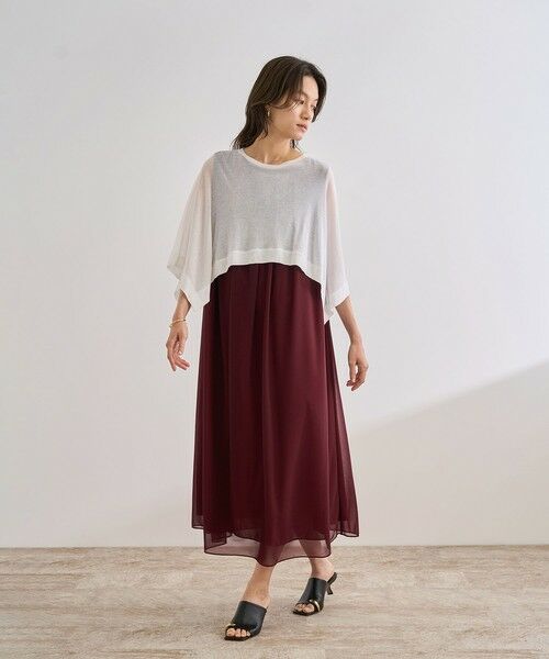 ROPE' / ロペ ロング・マキシ丈ワンピース | 【洗える・新色追加】ブライトネスヤーンギャザーワンピース | 詳細27