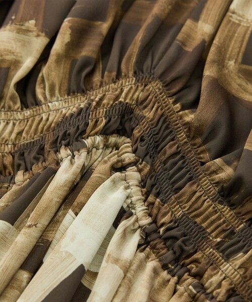 ROPE' / ロペ ロング・マキシ丈ワンピース | スクエア ジオメトリックプリントワンピース/洗える | 詳細20