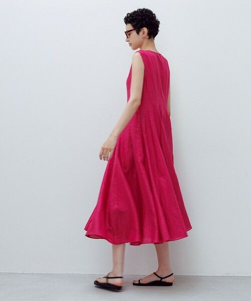 ROPE' / ロペ ロング・マキシ丈ワンピース | 【洗える】ブライトリネン パッチワンピース | 詳細1