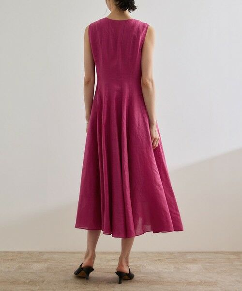 ROPE' / ロペ ロング・マキシ丈ワンピース | 【洗える】ブライトリネン パッチワンピース | 詳細21