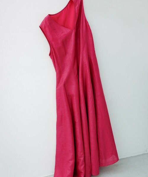 ROPE' / ロペ ロング・マキシ丈ワンピース | 【洗える】ブライトリネン パッチワンピース | 詳細4