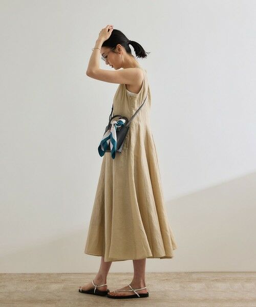 ROPE' / ロペ ロング・マキシ丈ワンピース | 【洗える】ブライトリネン パッチワンピース | 詳細7