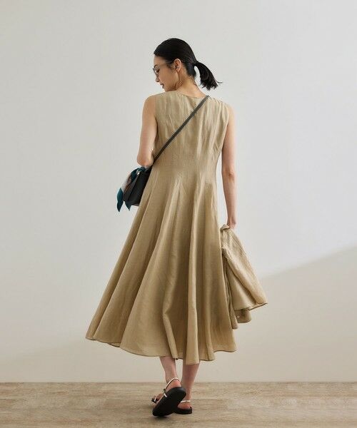 ROPE' / ロペ ロング・マキシ丈ワンピース | 【洗える】ブライトリネン パッチワンピース | 詳細9