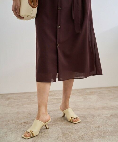 ROPE' / ロペ ロング・マキシ丈ワンピース | 【洗える】サファリシャツドレス | 詳細13