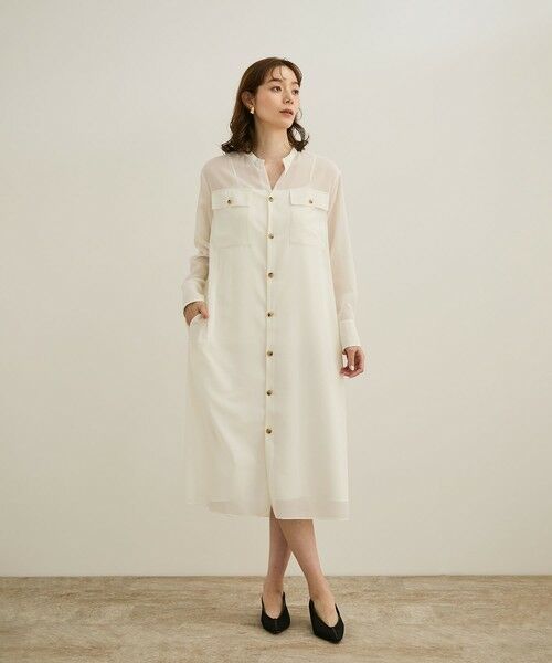 ROPE' / ロペ ロング・マキシ丈ワンピース | 【洗える】サファリシャツドレス | 詳細28