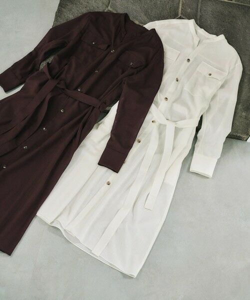 ROPE' / ロペ ロング・マキシ丈ワンピース | 【洗える】サファリシャツドレス | 詳細2