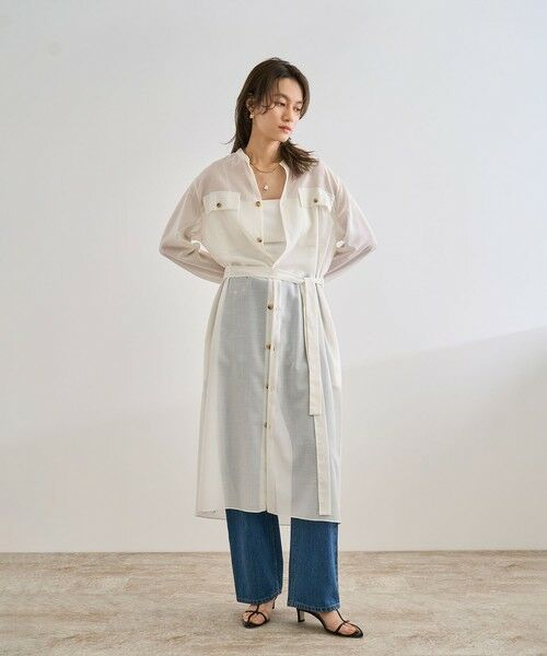 ROPE' / ロペ ロング・マキシ丈ワンピース | 【洗える】サファリシャツドレス | 詳細5