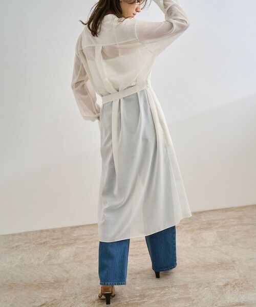 ROPE' / ロペ ロング・マキシ丈ワンピース | 【洗える】サファリシャツドレス | 詳細7