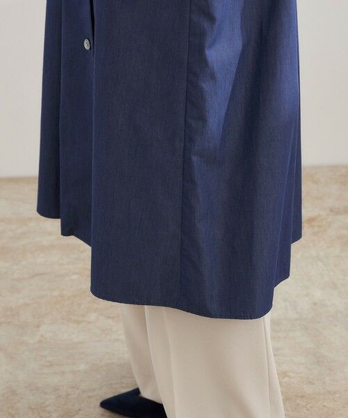 ROPE' / ロペ ミニ丈・ひざ丈ワンピース | 【洗える】シャツワンピース（無地・ストライプ） | 詳細21