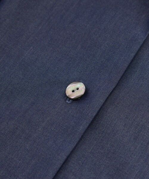 ROPE' / ロペ ミニ丈・ひざ丈ワンピース | 【洗える】シャツワンピース（無地・ストライプ） | 詳細22