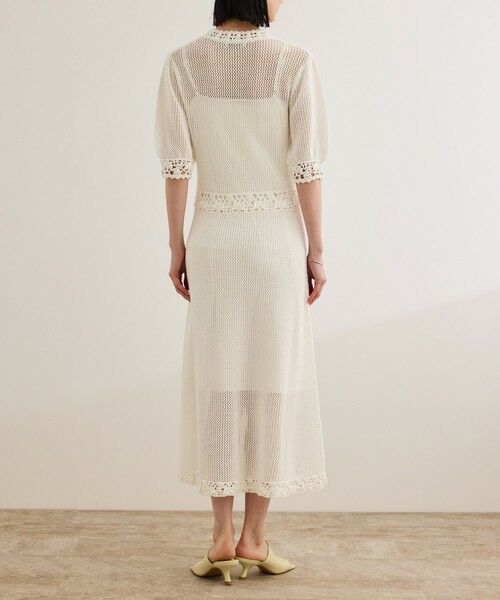 ROPE' / ロペ ロング・マキシ丈ワンピース | クロシェニットワンピース/洗える | 詳細11