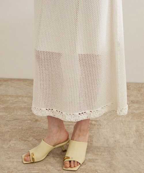 ROPE' / ロペ ロング・マキシ丈ワンピース | クロシェニットワンピース/洗える | 詳細15