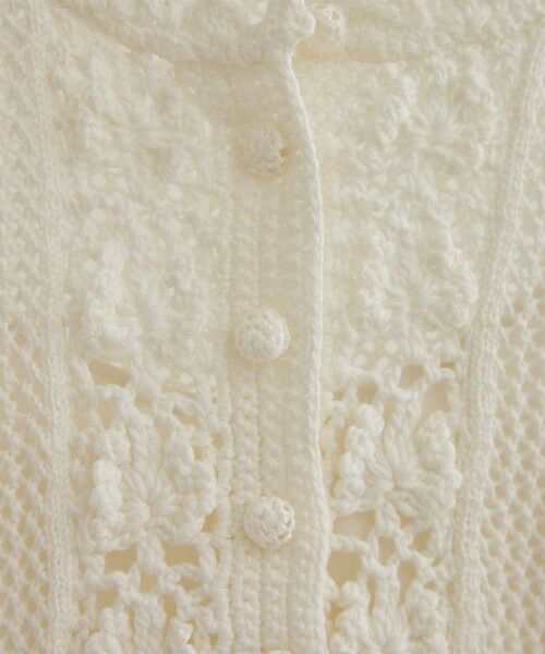 ROPE' / ロペ ロング・マキシ丈ワンピース | クロシェニットワンピース/洗える | 詳細16