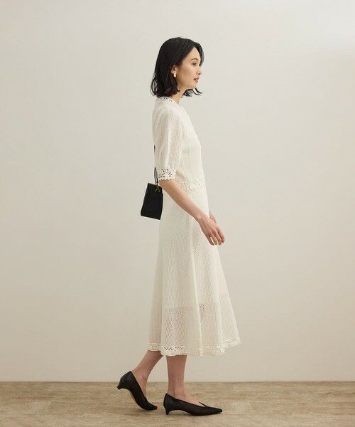 ROPE' / ロペ ロング・マキシ丈ワンピース | クロシェニットワンピース/洗える | 詳細23