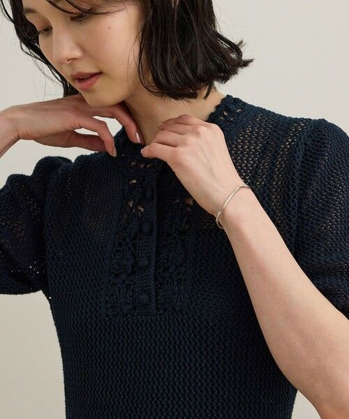 ROPE' / ロペ ロング・マキシ丈ワンピース | クロシェニットワンピース/洗える | 詳細3