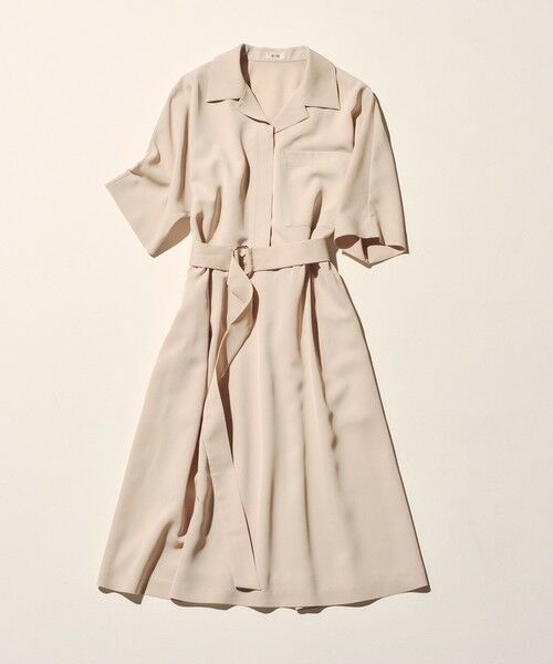 ROPE' / ロペ ロング・マキシ丈ワンピース | 【洗える】サファリシャツワンピース | 詳細1