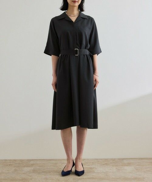 ROPE' / ロペ ロング・マキシ丈ワンピース | 【洗える】サファリシャツワンピース | 詳細12