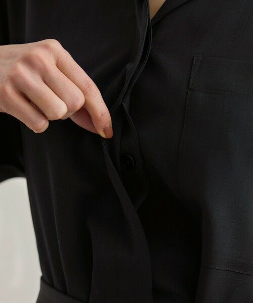 ROPE' / ロペ ロング・マキシ丈ワンピース | 【洗える】サファリシャツワンピース | 詳細17