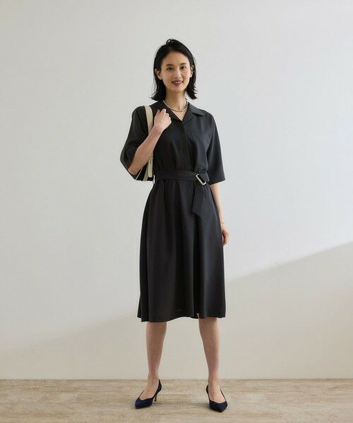 ROPE' / ロペ ロング・マキシ丈ワンピース | 【洗える】サファリシャツワンピース | 詳細28