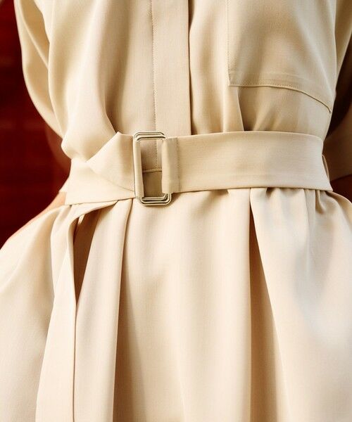 ROPE' / ロペ ロング・マキシ丈ワンピース | 【洗える】サファリシャツワンピース | 詳細4