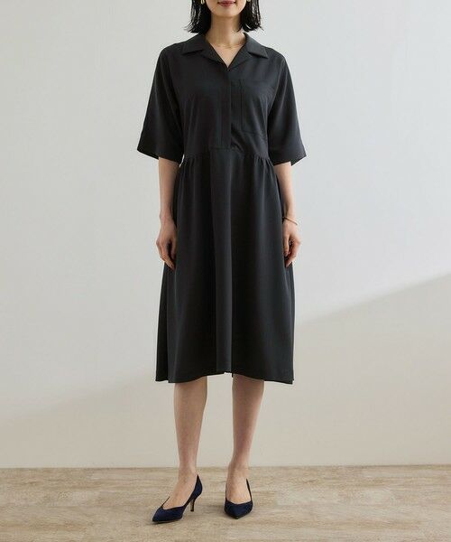 ROPE' / ロペ ロング・マキシ丈ワンピース | 【洗える】サファリシャツワンピース | 詳細9