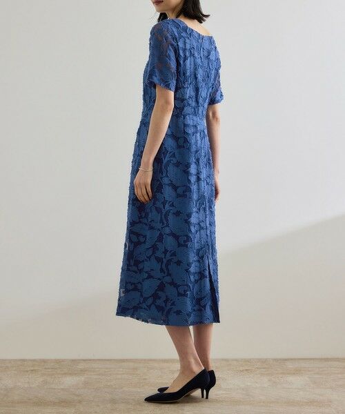 ROPE' / ロペ ロング・マキシ丈ワンピース | 【洗える】スクエアーネックワンピース（ジャガード/サッカー素材） | 詳細14