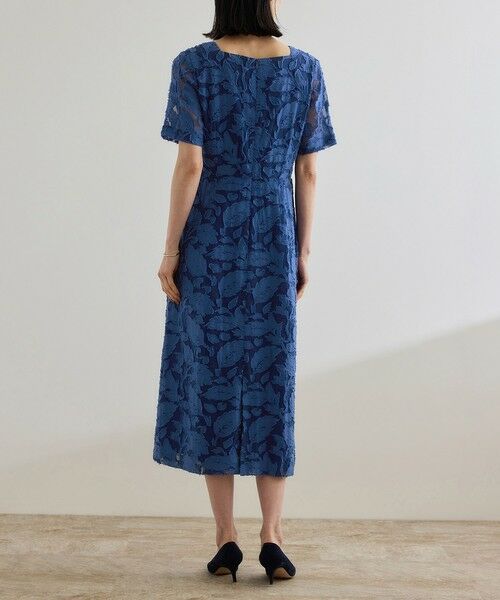 ROPE' / ロペ ロング・マキシ丈ワンピース | 【洗える】スクエアーネックワンピース（ジャガード/サッカー素材） | 詳細15