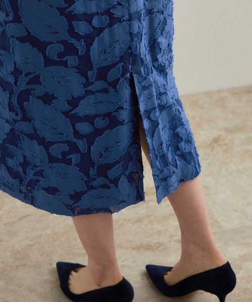 ROPE' / ロペ ロング・マキシ丈ワンピース | 【洗える】スクエアーネックワンピース（ジャガード/サッカー素材） | 詳細20