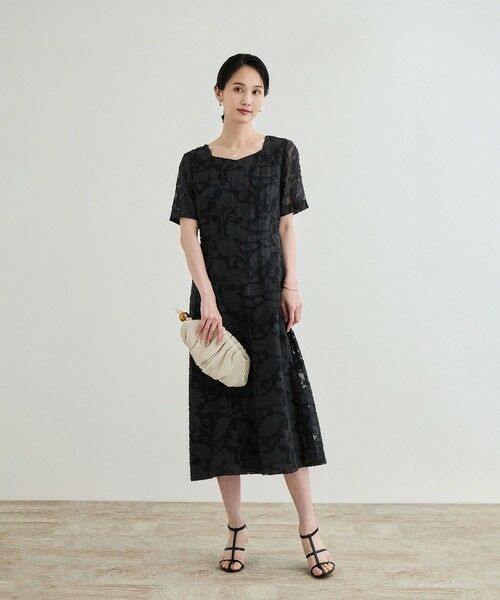 ROPE' / ロペ ロング・マキシ丈ワンピース | 【洗える】スクエアーネックワンピース（ジャガード/サッカー素材） | 詳細29