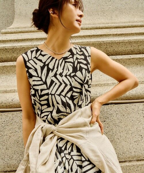 ROPE' / ロペ ロング・マキシ丈ワンピース | 【DEVEAUX（デヴォー）】Aラインフレアワンピース/洗える | 詳細2