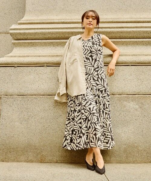 ROPE' / ロペ ロング・マキシ丈ワンピース | 【DEVEAUX（デヴォー）】Aラインフレアワンピース/洗える | 詳細5