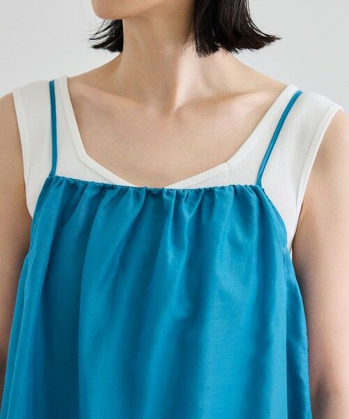 ROPE' / ロペ ロング・マキシ丈ワンピース | コットンシルクワンピース/洗える | 詳細12