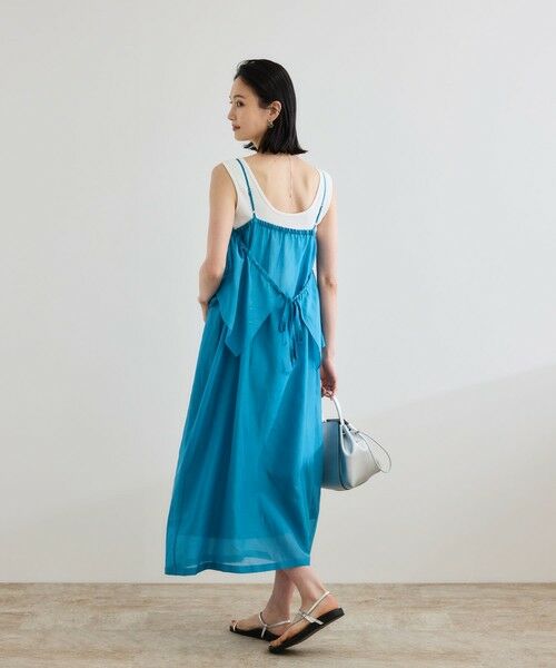 ROPE' / ロペ ロング・マキシ丈ワンピース | コットンシルクワンピース/洗える | 詳細3